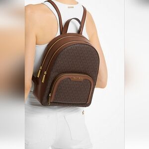 Michael Kors Chocolate Brown Backpack